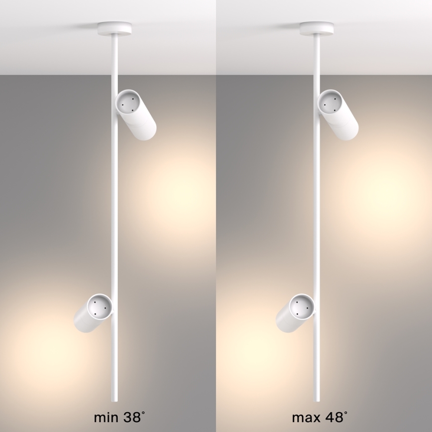 Maytoni C021CL-02W - Riippukattokruunu ELTI 2xGU10/50W/230V valkoinen