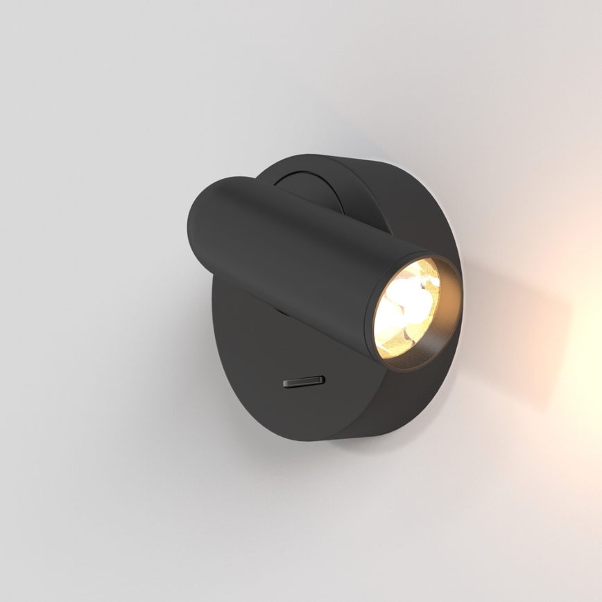 Maytoni C038WL-L3B3K - LED-seinävalaisin MIRAX LED/3W/230V 3000K musta
