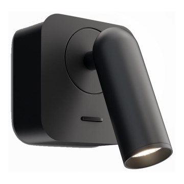 Maytoni C039WL-L3B3K - LED-seinävalaisin MIRAX LED/3W/230V musta