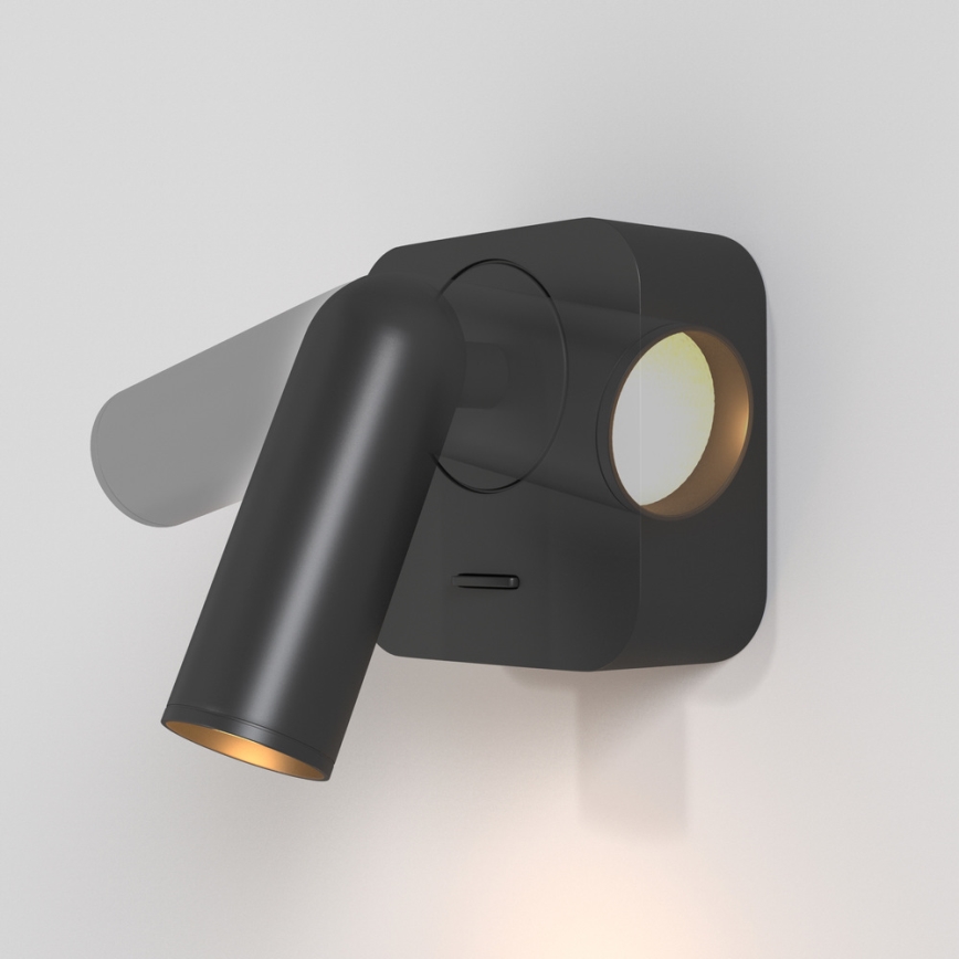 Maytoni C039WL-L3B3K - LED-seinävalaisin MIRAX LED/3W/230V musta