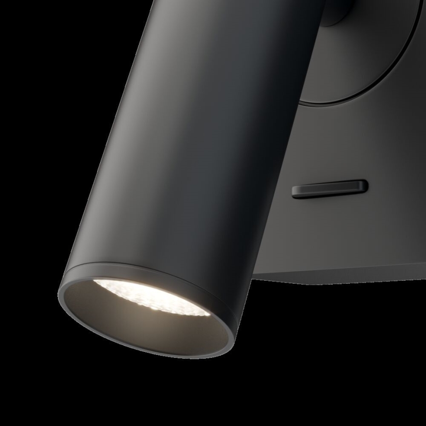 Maytoni C039WL-L3B3K - LED-seinävalaisin MIRAX LED/3W/230V musta