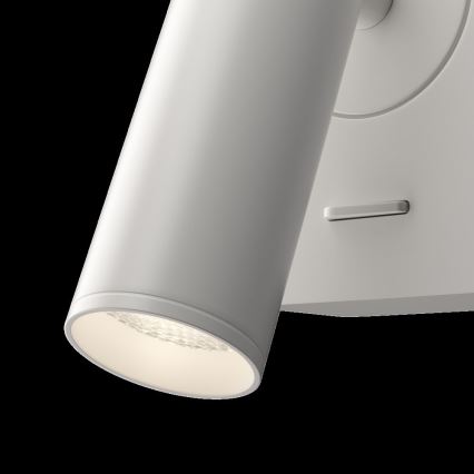 Maytoni C039WL-L3W3K - LED-seinävalaisin MIRAX LED/3W/230V musta