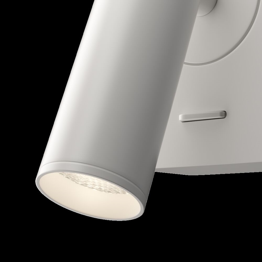 Maytoni C039WL-L3W3K - LED-seinävalaisin MIRAX LED/3W/230V musta