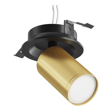 Maytoni C048CL-U-1BMG - Upotettu kohdevalo FOCUS 1xGU10/10W/230V kulta