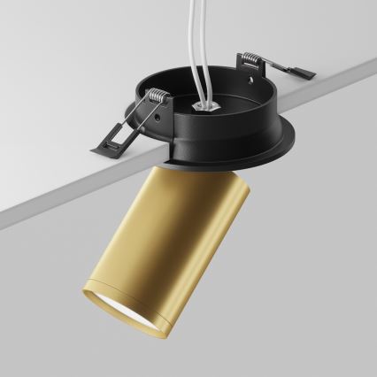 Maytoni C048CL-U-1BMG - Upotettu kohdevalo FOCUS 1xGU10/10W/230V kulta