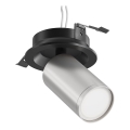 Maytoni C048CL-U-1BS - Upotettu kohdevalo FOCUS 1xGU10/10W/230V mattakromi
