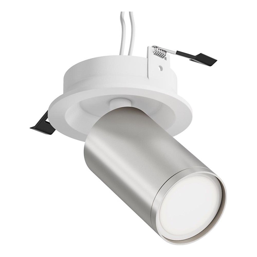Maytoni C048CL-U-1WS - Upotettu kohdevalo FOCUS 1xGU10/10W/230V kiiltävä kromi