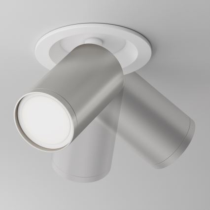 Maytoni C048CL-U-1WS - Upotettu kohdevalo FOCUS 1xGU10/10W/230V kiiltävä kromi