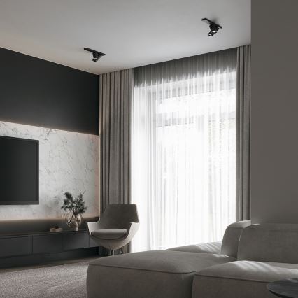 Maytoni C051CL-U-2B - Kohdevalo FOCUS 2xGU10/10W/230V musta