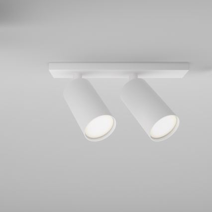 Maytoni C051CL-U-2W - Kohdevalaisin FOCUS 2xGU10/10W/230V valkoinen