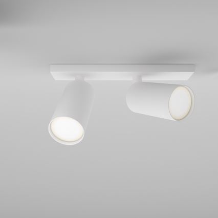 Maytoni C051CL-U-2W - Kohdevalo FOCUS 2xGU10/10W/230V valkoinen/musta