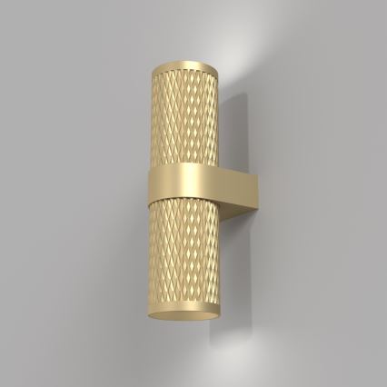 Maytoni C069WL-02MG - Seinäkohdevalo FOCUS 2xGU10/7W/230V kulta