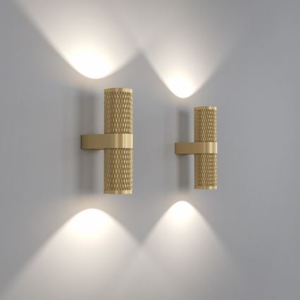 Maytoni C069WL-02MG - Seinäkohdevalo FOCUS 2xGU10/7W/230V kulta