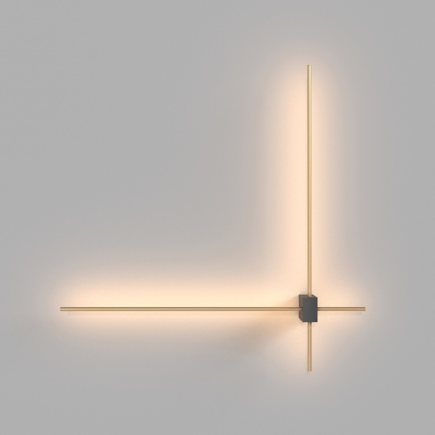 Maytoni C070WL-L12GB3K - LED-seinävalaisin PARS LED/12W/230V CRI 90 musta