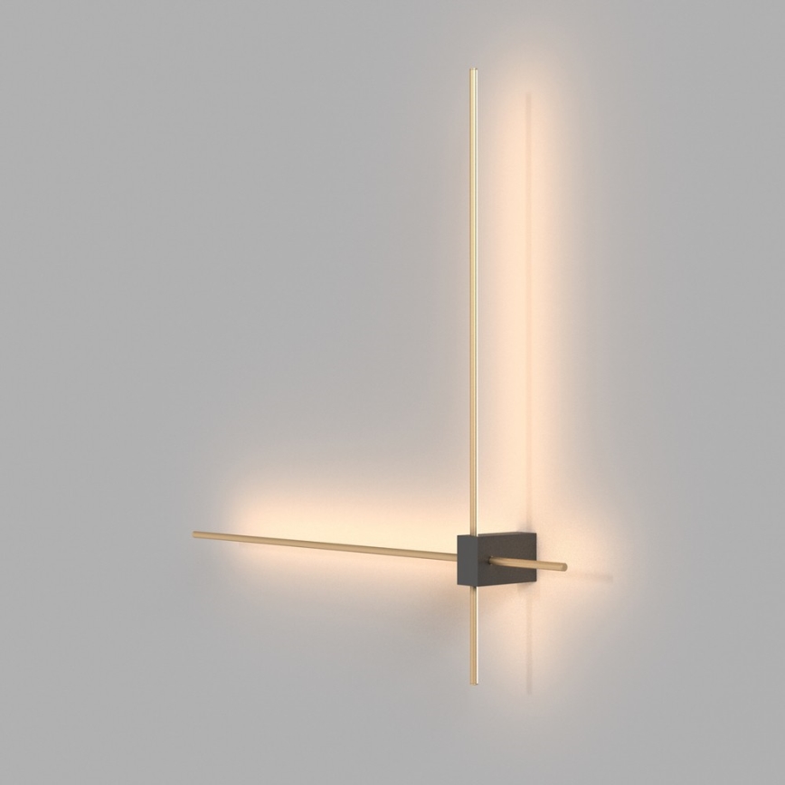 Maytoni C070WL-L12GB3K - LED-seinävalaisin PARS LED/12W/230V CRI 90 musta
