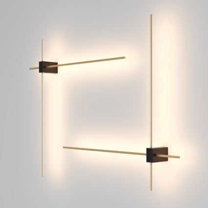 Maytoni C070WL-L12GB3K - LED-seinävalaisin PARS LED/12W/230V CRI 90 musta