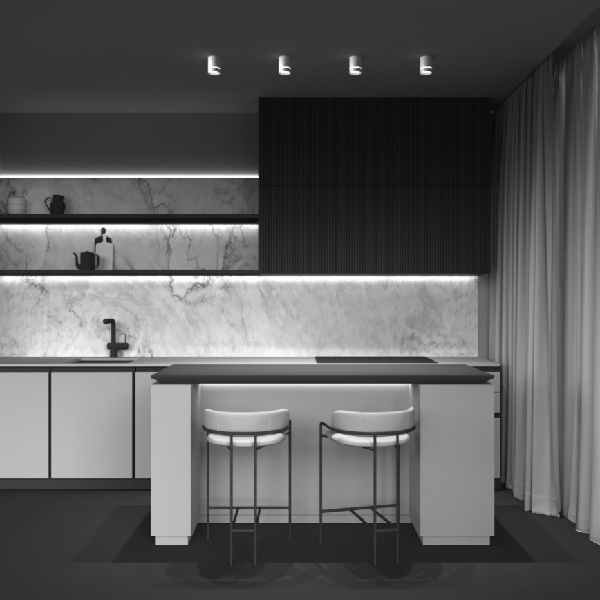 Maytoni C085CL-9W3K-W - LED-kohdevalaisin ORLO LED/9W/230V CRI 90 3000K valkoinen
