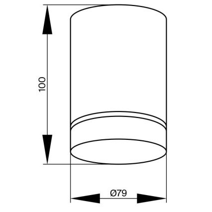 Maytoni C085CL-9W3K-W - LED-kohdevalaisin ORLO LED/9W/230V CRI 90 3000K valkoinen