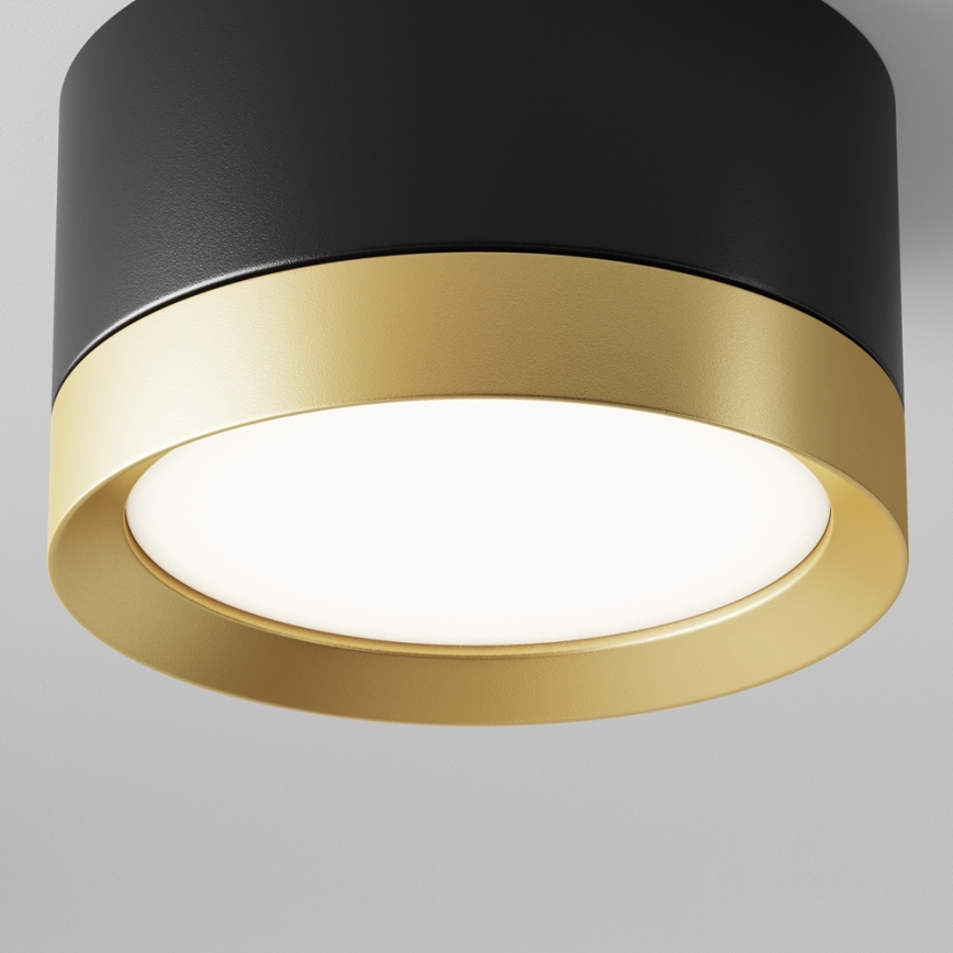 Maytoni C086CL-GX53-SRD-BG - Kohdevalo HOOP 1xGX53/15W/230V musta/kulta