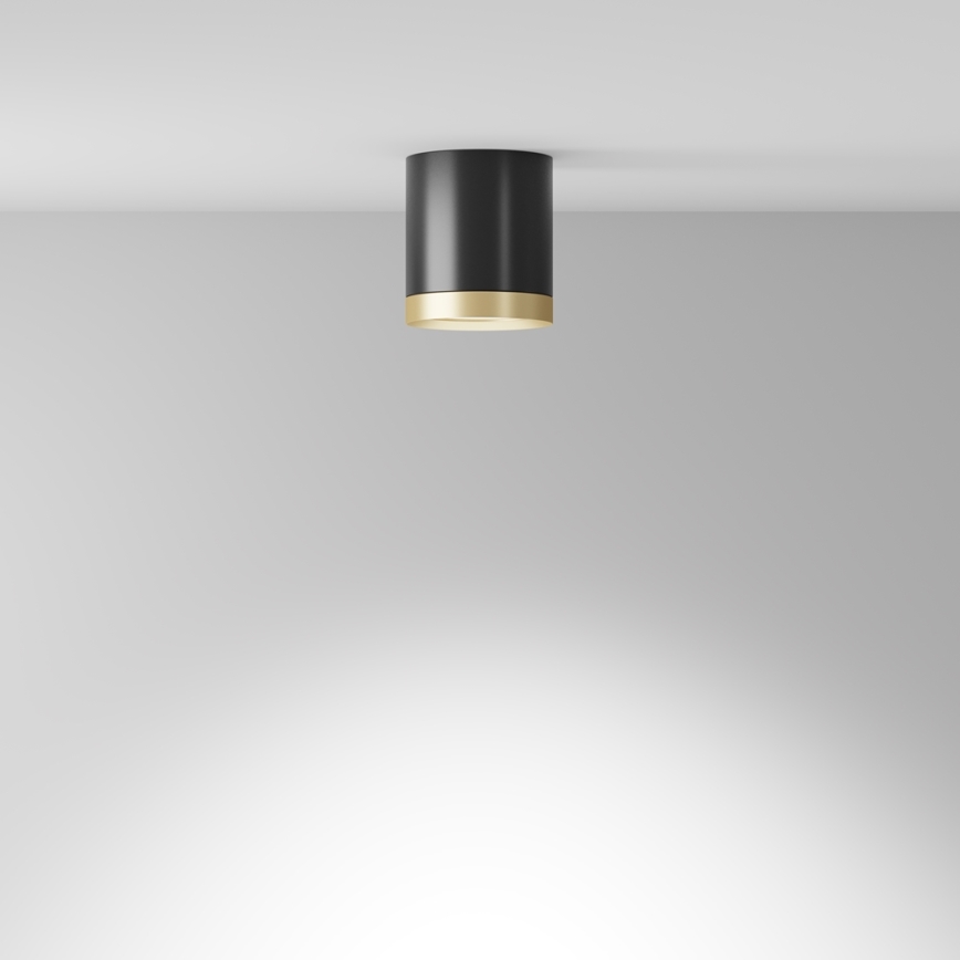 Maytoni C086CM-GX53-MRD-BG - Kohdevalo HOOP 1xGX53/15W/230V musta/kulta