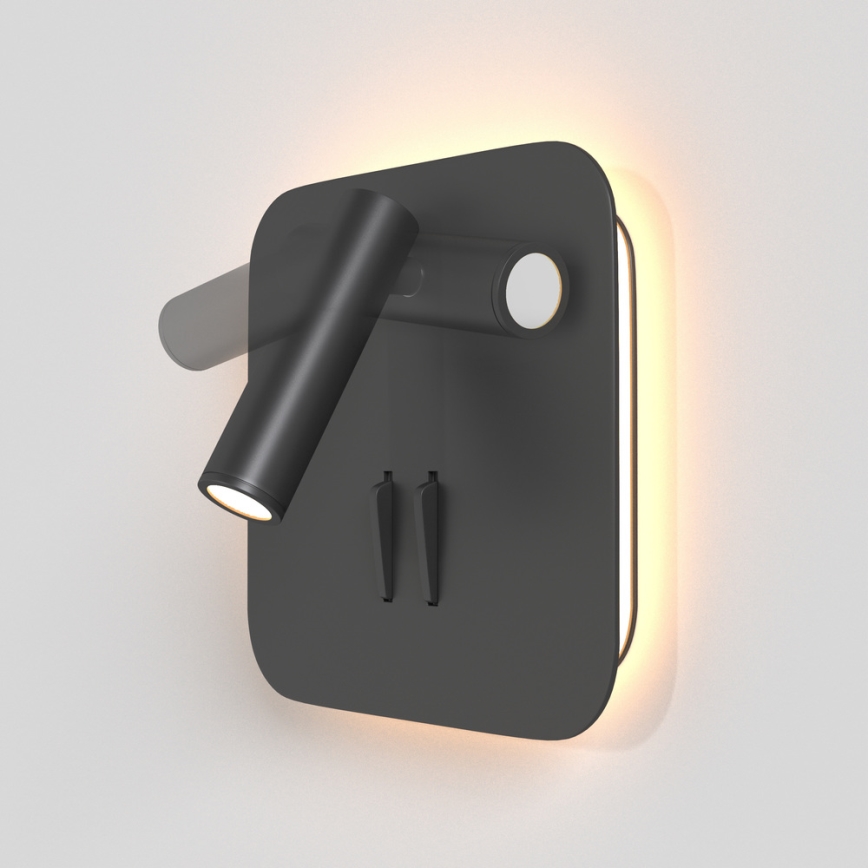Maytoni C175-WL-01-6W-B - LED-seinävalaisin IOS LED/9W/230V musta