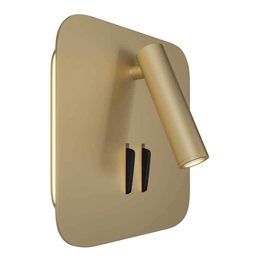 Maytoni C175-WL-01-6W-MG - LED-seinävalaisin IOS LED/9W/230V kulta