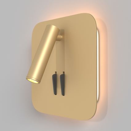 Maytoni C175-WL-01-6W-MG - LED-seinävalaisin IOS LED/9W/230V kulta