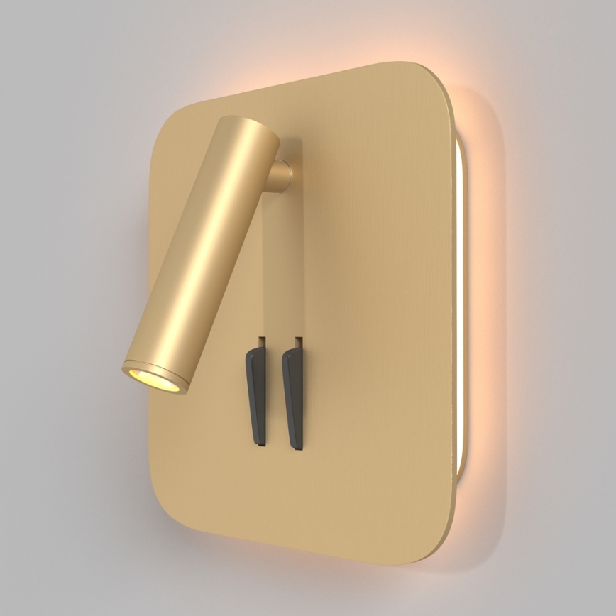 Maytoni C175-WL-01-6W-MG - LED-seinävalaisin IOS LED/9W/230V kulta