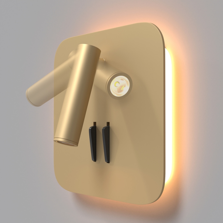 Maytoni C175-WL-01-6W-MG - LED-seinävalaisin IOS LED/9W/230V kulta