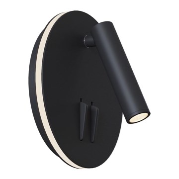 Maytoni C176-WL-01-6W-B - LED-seinävalaisin IOS LED/9W/230V musta