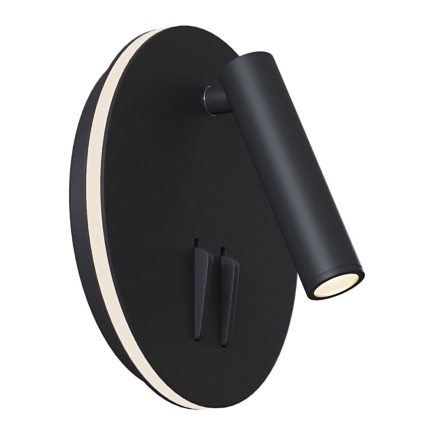 Maytoni C176-WL-01-6W-B - LED-seinävalaisin IOS LED/9W/230V musta