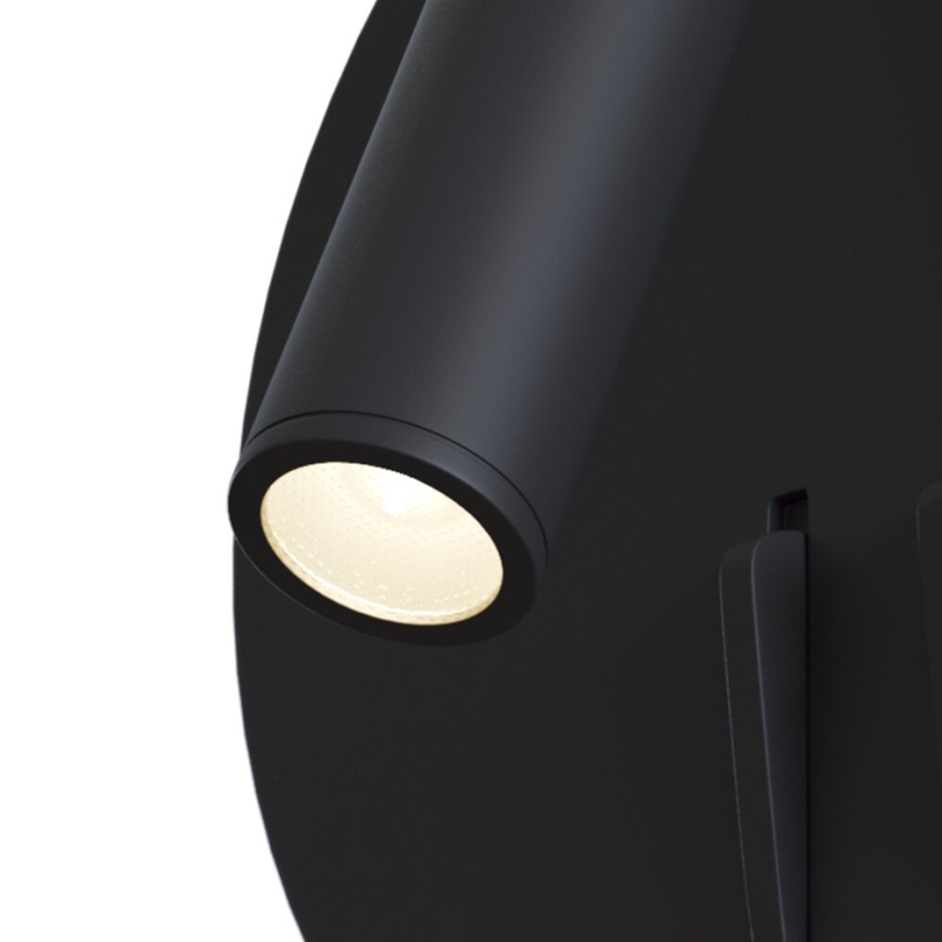Maytoni C176-WL-01-6W-B - LED-seinävalaisin IOS LED/9W/230V musta