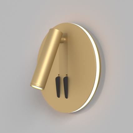 Maytoni C176-WL-01-6W-MG - LED-seinävalaisin IOS LED/9W/230V kulta