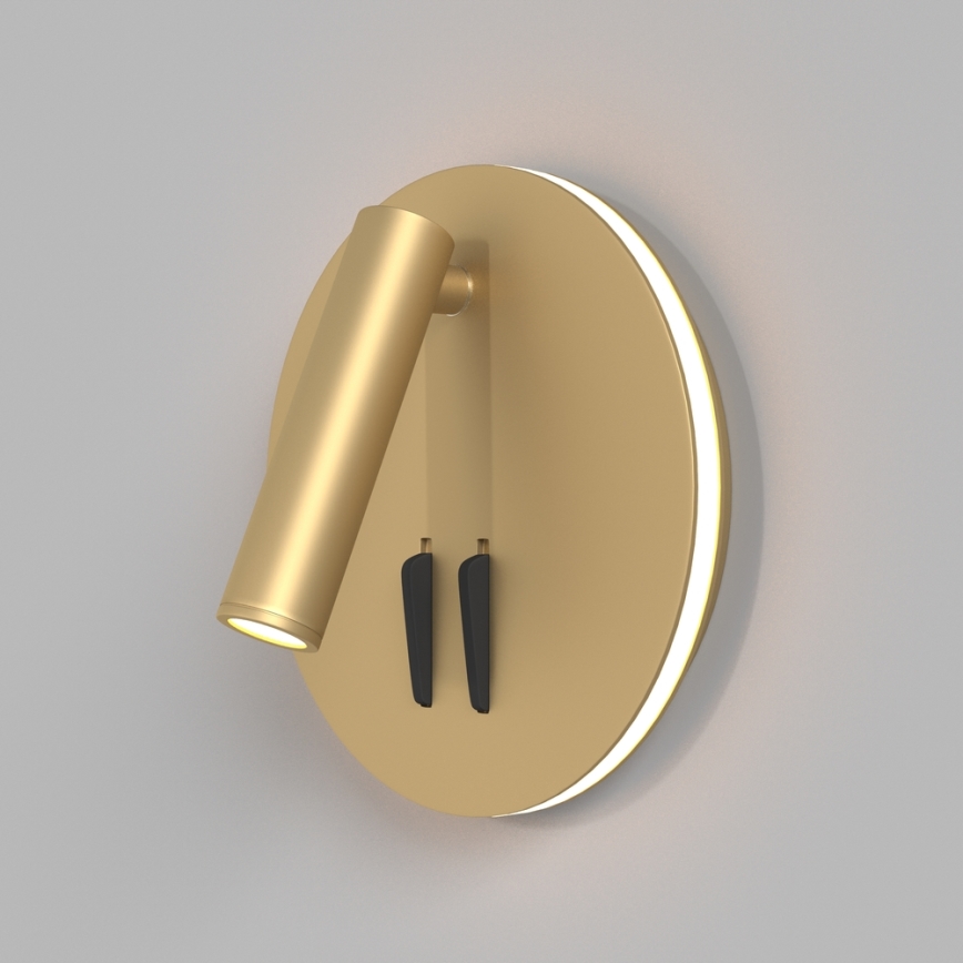 Maytoni C176-WL-01-6W-MG - LED-seinävalaisin IOS LED/9W/230V kulta