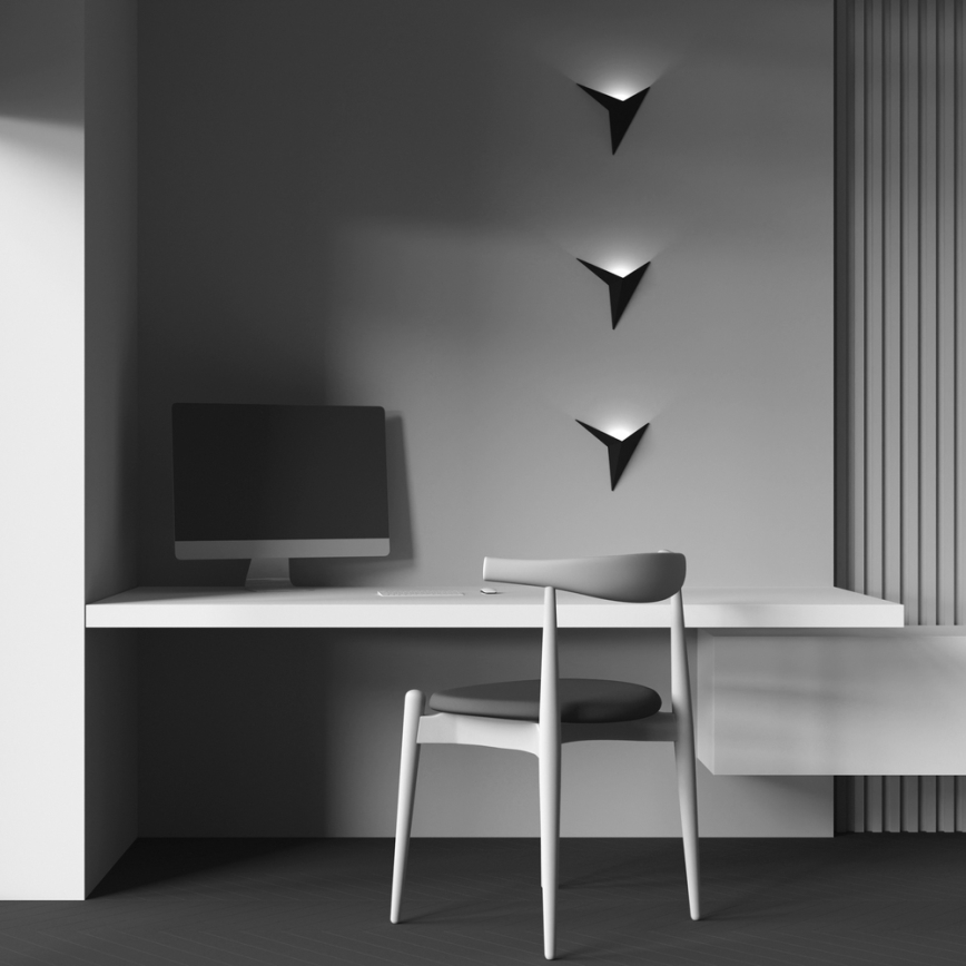 Maytoni C808WL-L3B - LED-seinävalaisin TRAME LED/3W/230V musta
