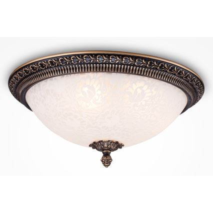 Maytoni C908-CL-03-R - Kattovalo PASCAL 3xE27/40W/230V pronssi