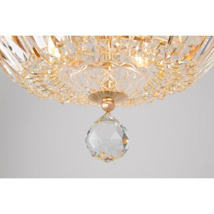 Maytoni DIA100-CL-12-G - Kattovalo BASFOR 12xE14/60W/230V kulta