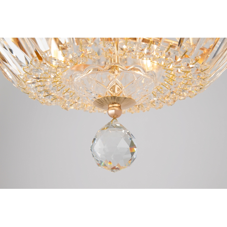 Maytoni DIA100-CL-12-G - Kattovalo BASFOR 12xE14/60W/230V kulta