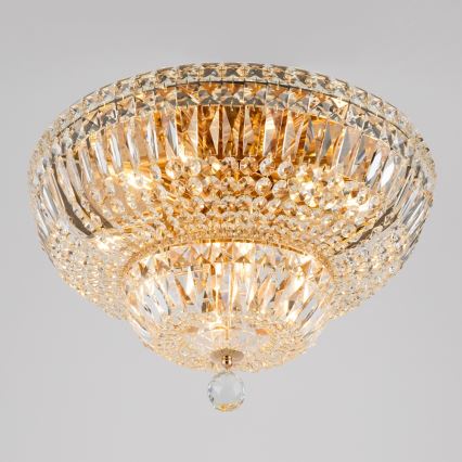 Maytoni DIA100-CL-12-G - Kattovalo BASFOR 12xE14/60W/230V kulta
