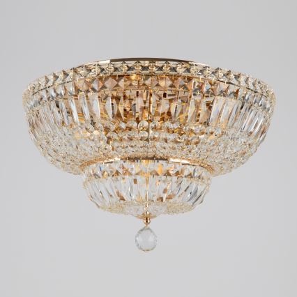 Maytoni DIA100-CL-12-G - Kattovalo BASFOR 12xE14/60W/230V kulta