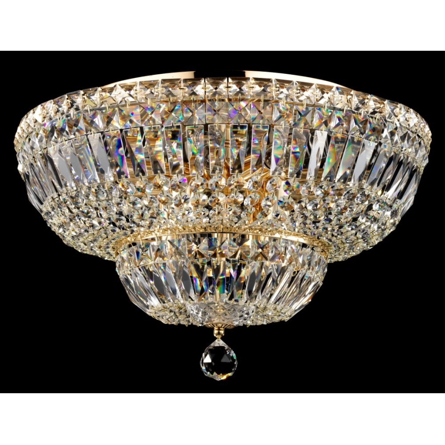 Maytoni DIA100-CL-12-G - Kattovalo BASFOR 12xE14/60W/230V kulta