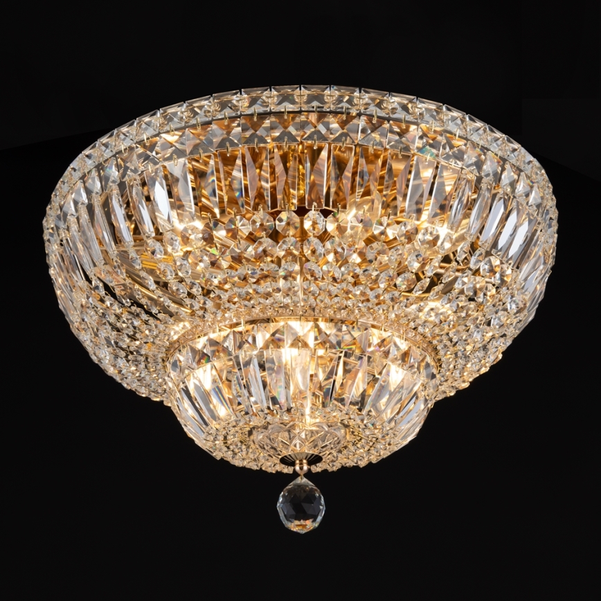 Maytoni DIA100-CL-12-G - Kattovalo BASFOR 12xE14/60W/230V kulta