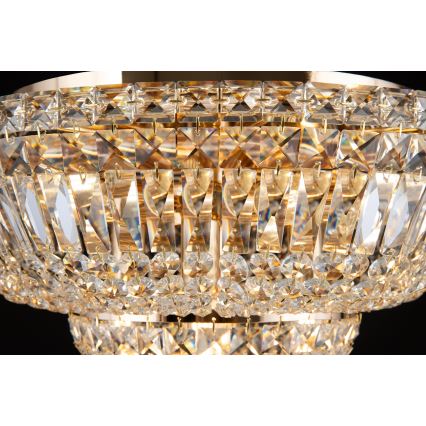 Maytoni DIA100-CL-12-G - Kattovalo BASFOR 12xE14/60W/230V kulta