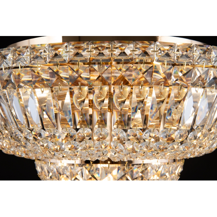 Maytoni DIA100-CL-12-G - Kattovalo BASFOR 12xE14/60W/230V kulta