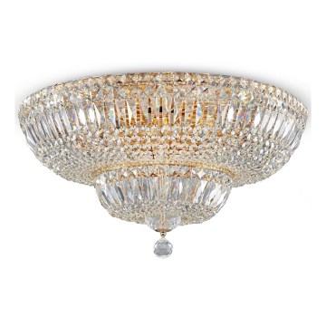 Maytoni DIA100-CL-16-G - Kattovalo BASFOR 16xE14/60W/230V kulta