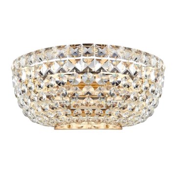 Maytoni DIA100-WL-02-G - Seinävalaisin BASFOR 2xE14/60W/230V kulta