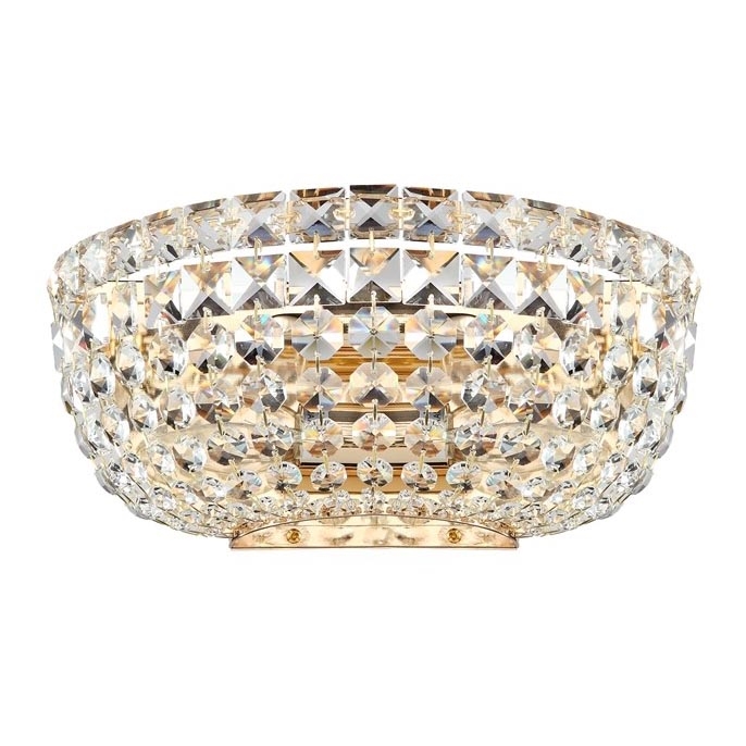 Maytoni DIA100-WL-02-G - Seinävalaisin BASFOR 2xE14/60W/230V kulta