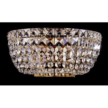 Maytoni DIA100-WL-02-G - Seinävalaisin BASFOR 2xE14/60W/230V kulta