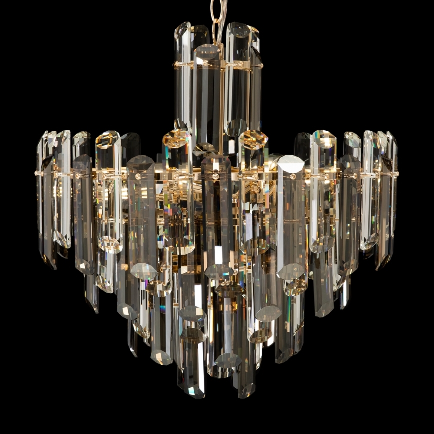 Maytoni DIA200PL-06G - Kattokruunu ketjussa FLARE 6xE14/40W/230V
