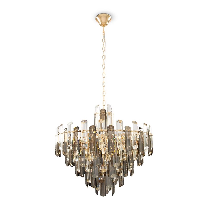 Maytoni DIA200PL-08G - Kattokruunu ketjussa FLARE 8xE14/40W/230V